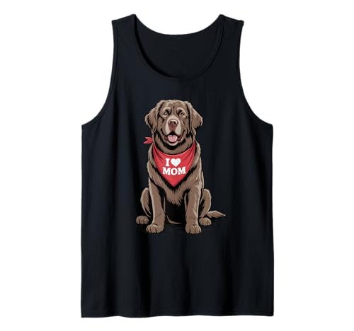 Ich Liebe Mama Neufundland Hundeliebhaber Muttertag Tank Top Ich Liebe Mama Neufundland Hundeliebhaber Muttertag Tank Top von Cute Brown Newfie Mom Dog Lover
