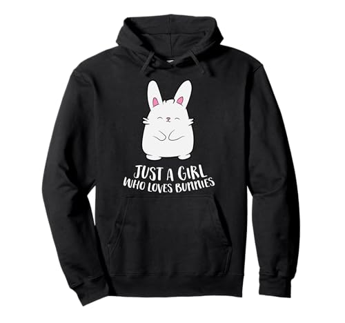 Nur ein Mädchen, das Bunnys Cute Bunny Girl liebt Pullover Hoodie von Cute Bunny Tees And Rabbit Gifts