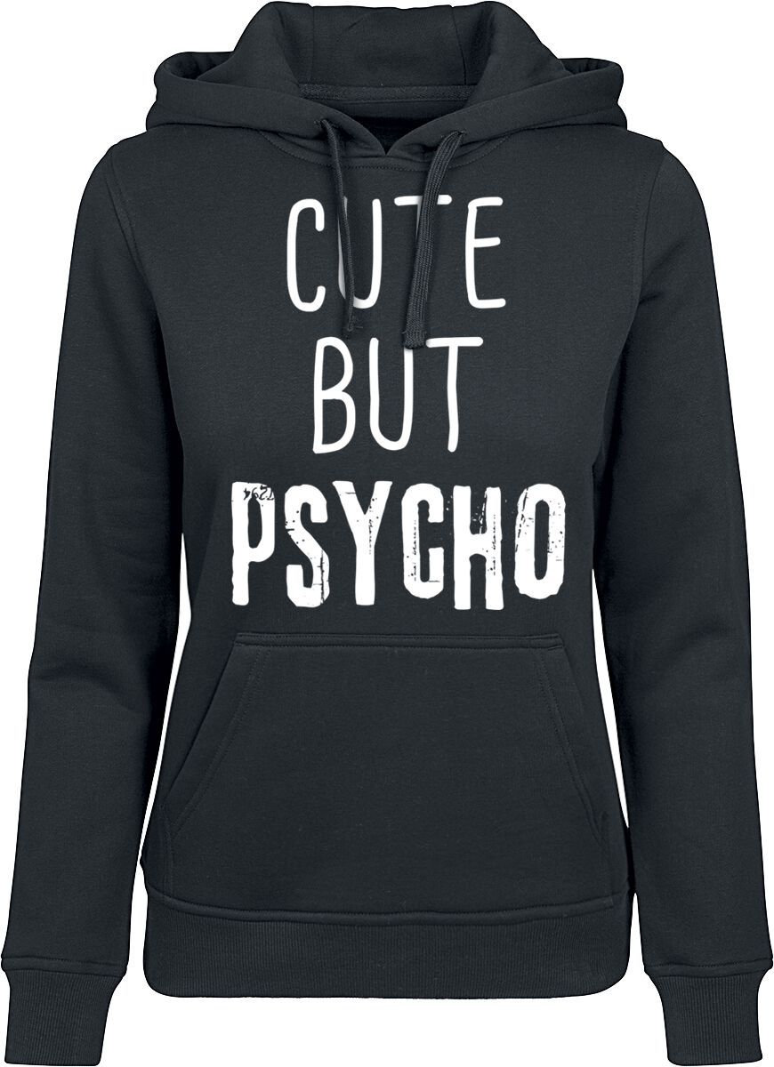 Cute But Psycho  Kapuzenpullover schwarz in M von Cute But Psycho