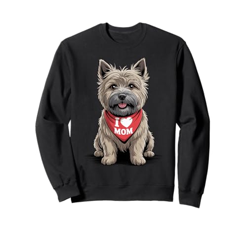 Ich Liebe Mama, Cairn Terrier, Liebhaberin, Hund, Muttertag Sweatshirt Ich Liebe Mama, Cairn Terrier, Liebhaberin, Hund, Muttertag Sweatshirt von Cute Cairn Terrier Mom Dog Lover