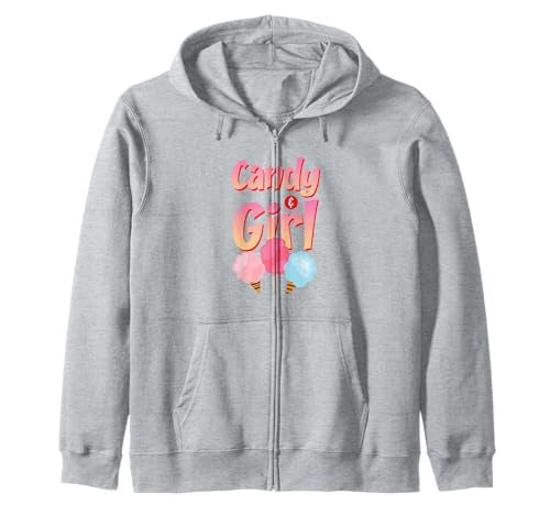 Süßes Candy Girl Shirt Regenbogen Zuckerwatte Kapuzenjacke Süßes Candy Girl Shirt Regenbogen Zuckerwatte Kapuzenjacke von Cute Candy Girl Sweet Treats Kids Gift Halloween