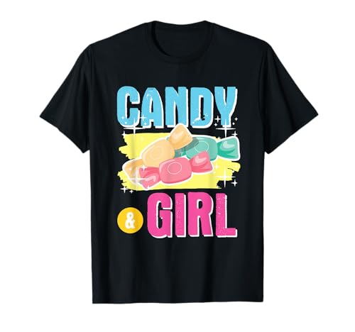Süßes Candy Girl Shirt Regenbogen Zuckerwatte T-Shirt Süßes Candy Girl Shirt Regenbogen Zuckerwatte T-Shirt von Cute Candy Girl Sweet Treats Kids Gift Halloween