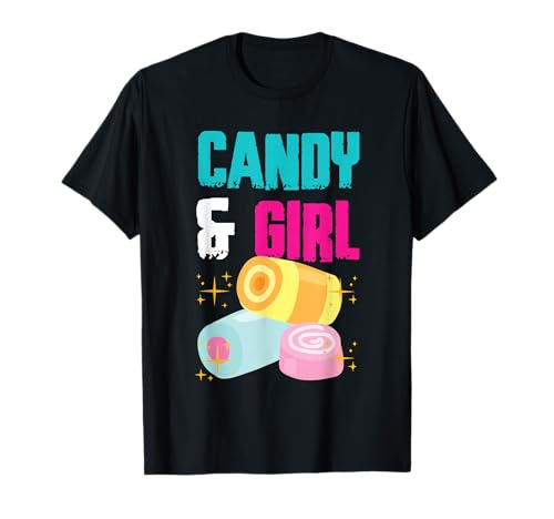 Süßes Candy Girl Shirt Regenbogen Zuckerwatte T-Shirt Süßes Candy Girl Shirt Regenbogen Zuckerwatte T-Shirt von Cute Candy Girl Sweet Treats Kids Gift Halloween