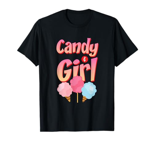 Süßes Candy Girl Shirt Regenbogen Zuckerwatte T-Shirt Süßes Candy Girl Shirt Regenbogen Zuckerwatte T-Shirt von Cute Candy Girl Sweet Treats Kids Gift Halloween