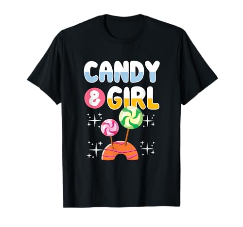 Süßes Candy Girl Shirt Regenbogen Zuckerwatte T-Shirt Süßes Candy Girl Shirt Regenbogen Zuckerwatte T-Shirt von Cute Candy Girl Sweet Treats Kids Gift Halloween