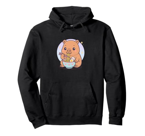 Capybara Eating Ramen Kawaii Japanisches Essen Männer Frauen Kinder Pullover Hoodie Capybara Eating Ramen Kawaii Japanisches Essen Männer Frauen Kinder Pullover Hoodie von Cute Capybara Capy Ramen Noodles Lover Merch Gifts