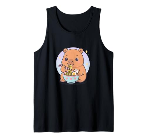 Capybara Eating Ramen Kawaii Japanisches Essen Männer Frauen Kinder Tank Top Capybara Eating Ramen Kawaii Japanisches Essen Männer Frauen Kinder Tank Top von Cute Capybara Capy Ramen Noodles Lover Merch Gifts