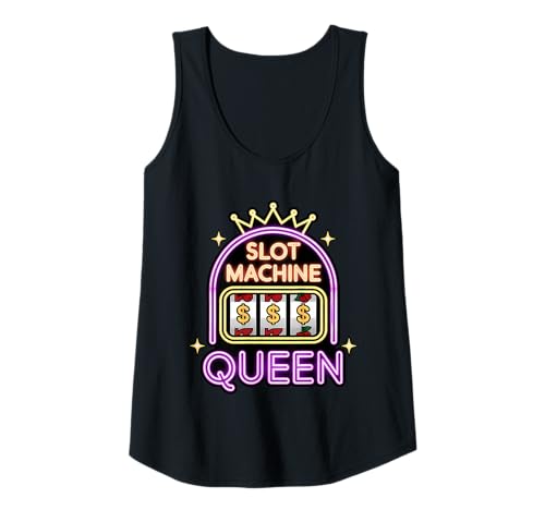 Damen Spielautomat Queen Gambler Lustiges Casino Glücksspiel Tank Top Damen Spielautomat Queen Gambler Lustiges Casino Glücksspiel Tank Top von Cute Casino Slot Machine Player Designs