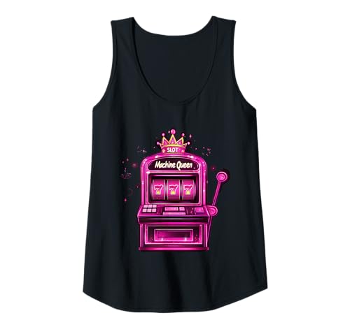 Damen Spielautomat Queen Gambler Lustiges Casino Glücksspiel Tank Top Damen Spielautomat Queen Gambler Lustiges Casino Glücksspiel Tank Top von Cute Casino Slot Machine Player Designs