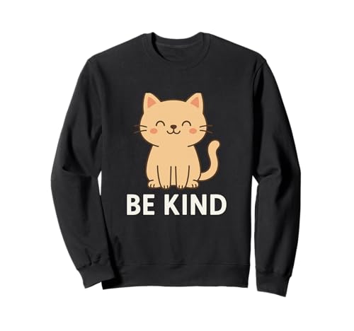Niedliche Katze, Geschenk für Tierliebhaber, Kätzchen für Frauen Sweatshirt Niedliche Katze, Geschenk für Tierliebhaber, Kätzchen für Frauen Sweatshirt von Cute Cat Be Kind