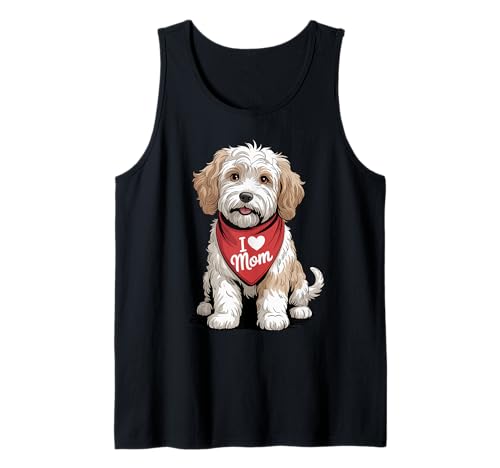Ich Liebe Mama Cockapoo Lover Dog Muttertag Tank Top Ich Liebe Mama Cockapoo Lover Dog Muttertag Tank Top von Cute Cavapoo Mom Doodle Dog Lover