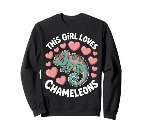 This Girl Loves Chamäleons Sweatshirt This Girl Loves Chamäleons Sweatshirt von Cute Chameleon Funny Chameleons Design