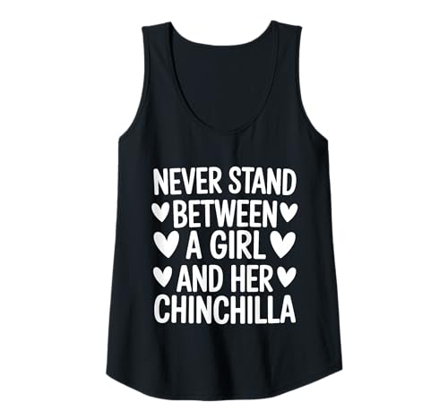 Damen EIN Mädchen und ihre Chinchilla Tank Top von Cute Chinchilla Cute Chinchilla Designs