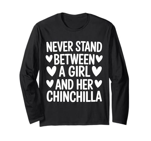 EIN Mädchen und ihre Chinchilla Langarmshirt von Cute Chinchilla Cute Chinchilla Designs