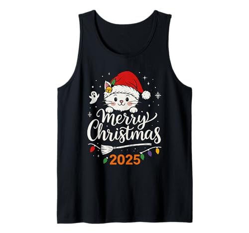 Frohe Weihnachten Lichter Rot Weihnachtsmannmütze Xmas Familie Männer Frauen Tank Top Frohe Weihnachten Lichter Rot Weihnachtsmannmütze Xmas Familie Männer Frauen Tank Top von Cute Christmas Shirts Kids Women Men