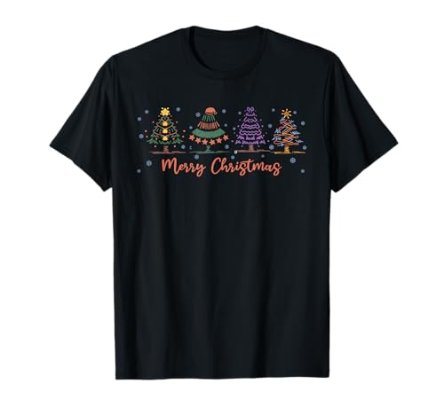 Fröhlicher Weihnachtsbaum für Mädchen und Kinder T-Shirt Fröhlicher Weihnachtsbaum für Mädchen und Kinder T-Shirt von Cute Christmas Tree Tee