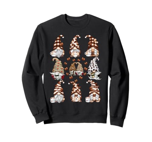 Novelty Coffee Graphic for Women and Men Funny GNOME Sweatshirt Novelty Coffee Graphic for Women and Men Funny GNOME Sweatshirt von Cute Coffee Lover Gifts With Gnomes By MiGiLaMo