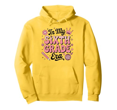 In meiner sechsten Klasse: Coquette Bow Back to School Girls Pullover Hoodie In meiner sechsten Klasse: Coquette Bow Back to School Girls Pullover Hoodie von Cute Coquette Bow Sixth Grade Back to School Gifts