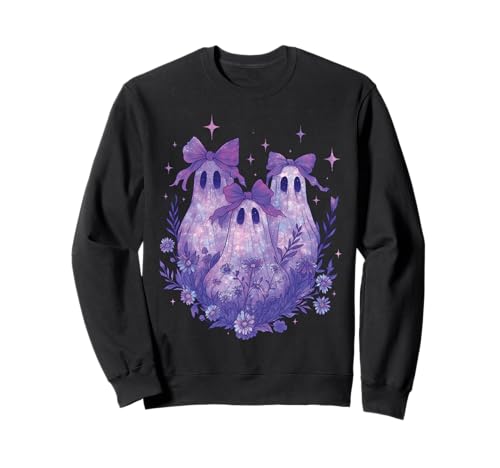 Süße kokette Geister Boho Pastell Hexe Halloween Mädchen Sweatshirt von Cute Coquette Ghost Witchy Boho Pastel Goth Girls