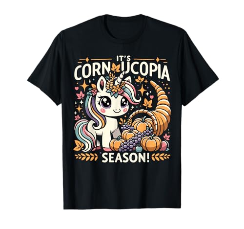 Niedliches Füllhorn Einhorn Thanksgiving Day Kinder Männer Frauen T-Shirt Niedliches Füllhorn Einhorn Thanksgiving Day Kinder Männer Frauen T-Shirt von Cute Cornucopia Unicorn Thanksgiving Day Tees.