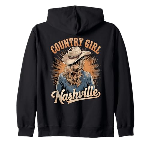 Niedliches Cowgirl Country Music Western Nashville Souvenir Frauen Kapuzenjacke Niedliches Cowgirl Country Music Western Nashville Souvenir Frauen Kapuzenjacke von Cute Country Western Music Designs