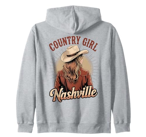 Niedliches Cowgirl Country Music Western Nashville Souvenir Frauen Kapuzenjacke Niedliches Cowgirl Country Music Western Nashville Souvenir Frauen Kapuzenjacke von Cute Country Western Music Designs