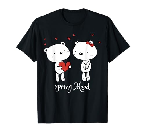 Süßes Paar Bär Lustiges Unisex-Design für Männer Frauen T-Shirt T-Shirt von Cute Couple Bear Funny Unisex Design For Tee