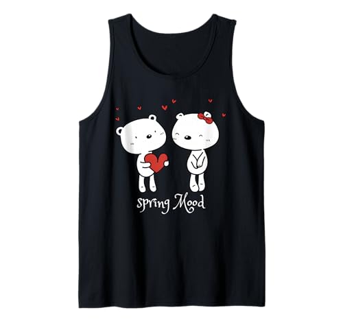 Süßes Paar Bär Lustiges Unisex-Design für Männer Frauen T-Shirt Tank Top von Cute Couple Bear Funny Unisex Design For Tee