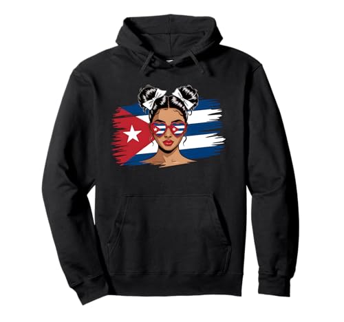 Cubanita Kubanisches Mädchen, Monat des hispanischen Erbes, kubanische Flagge, Damen Pullover Hoodie Cubanita Kubanisches Mädchen, Monat des hispanischen Erbes, kubanische Flagge, Damen Pullover Hoodie von Cute Cuban Women Apparel With Cuba Flag For Girls