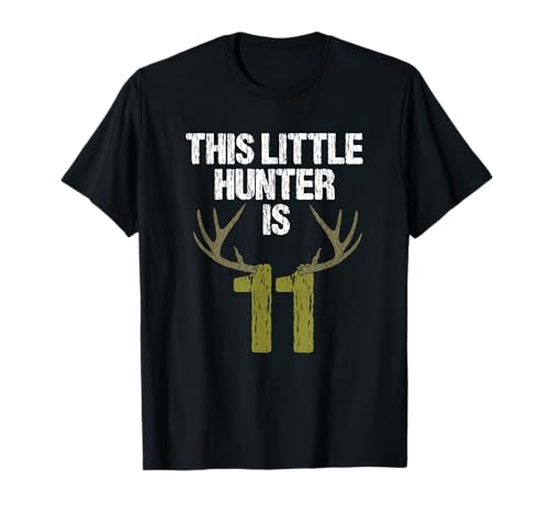 11. Geburtstag Jagd Lustiger Hirsch Jäger 11 Jahre alt Geschenk Jungen T-Shirt 11. Geburtstag Jagd Lustiger Hirsch Jäger 11 Jahre alt Geschenk Jungen T-Shirt von Cute Deerstalker B-Day Themed Party Celebration