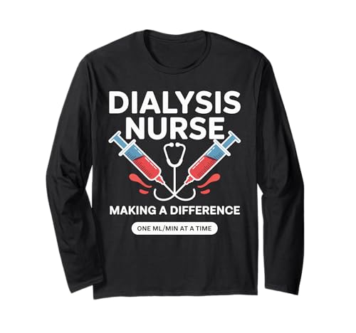Dialyse Krankenschwester Mädchen Nephrologie Krankenpflege Langarmshirt von Cute Dialysis Kidney Nurse