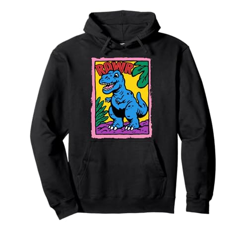 Süßer Dinosaurier T-Rex Rawr lustiges Dino-Geschenk für Kinder Kleinkinder Pullover Hoodie von Cute Dino Roar