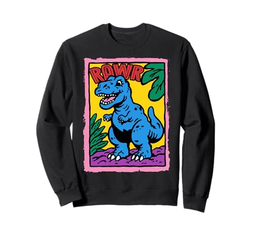 Süßer Dinosaurier T-Rex Rawr lustiges Dino-Geschenk für Kinder Kleinkinder Sweatshirt von Cute Dino Roar