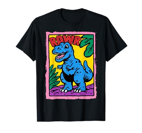 Süßer Dinosaurier T-Rex Rawr lustiges Dino-Geschenk für Kinder Kleinkinder T-Shirt von Cute Dino Roar