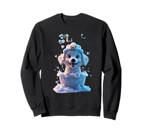 Süßer Hund in der Badewanne, lustiges Unisex-Design für Männer und Frauen Sweatshirt Süßer Hund in der Badewanne, lustiges Unisex-Design für Männer und Frauen Sweatshirt von Cute Dog In The Bath Funny Unisex Design ForTee