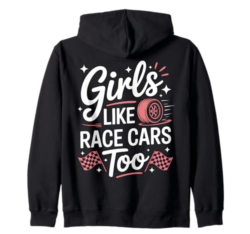 Drag-Racing-Mädchen mögen Rennwagen, zu lustige Rennwagen Kapuzenjacke Drag-Racing-Mädchen mögen Rennwagen, zu lustige Rennwagen Kapuzenjacke von Cute Drag Racing Girl Funny Racing Car Design