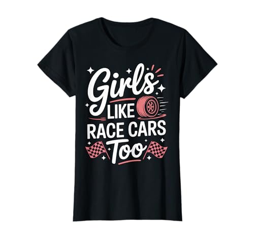 Drag-Racing-Mädchen mögen Rennwagen, zu lustige Rennwagen T-Shirt Drag-Racing-Mädchen mögen Rennwagen, zu lustige Rennwagen T-Shirt von Cute Drag Racing Girl Funny Racing Car Design