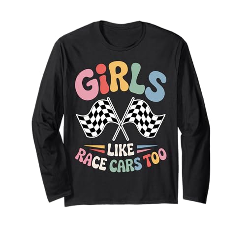 Drag-Racing-Mädchen mögen Rennwagen, zu lustige Rennwagen Langarmshirt Drag-Racing-Mädchen mögen Rennwagen, zu lustige Rennwagen Langarmshirt von Cute Drag Racing Girl Funny Racing Car Designs