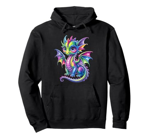 Bunter Drache Baby Niedlich Hübsch Geburtstag Drachenliebhaber Kinder Pullover Hoodie Bunter Drache Baby Niedlich Hübsch Geburtstag Drachenliebhaber Kinder Pullover Hoodie von Cute Dragon Baby Clothes For Kids And Girls Boys