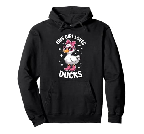 Enten Mädchen Lustige Ente Pullover Hoodie von Cute Ducks Funny Ducks Girl Design