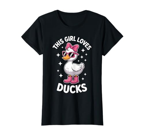 Enten Mädchen Lustige Ente T-Shirt von Cute Ducks Funny Ducks Girl Design