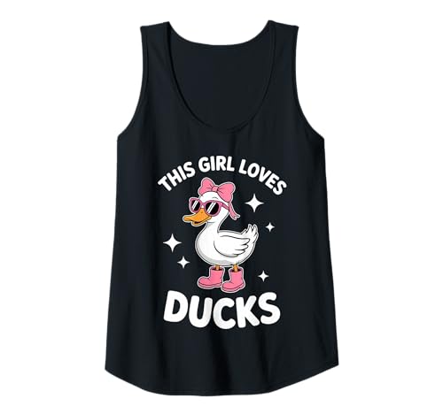 Damen Enten Mädchen Lustige Ente Tank Top von Cute Ducks Funny Ducks Girl Designs