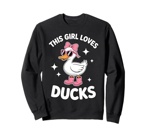 Enten Mädchen Lustige Ente Sweatshirt von Cute Ducks Funny Ducks Girl Designs
