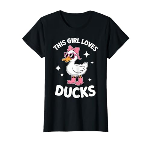 Enten Mädchen Lustige Ente T-Shirt von Cute Ducks Funny Ducks Girl Designs