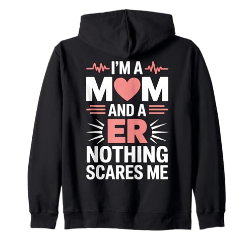 Notaufnahme Mama Notaufnahme Lustig ER Krankenschwester Kapuzenjacke Notaufnahme Mama Notaufnahme Lustig ER Krankenschwester Kapuzenjacke von Cute Emergency Nurse Funny ER Nursing Design
