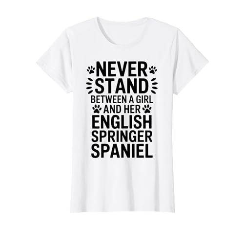 Englischer Springer Spaniel Girl Lustiger englischer Springer Spaniel T-Shirt Englischer Springer Spaniel Girl Lustiger englischer Springer Spaniel T-Shirt von Cute English Springer Spaniel Girl Design