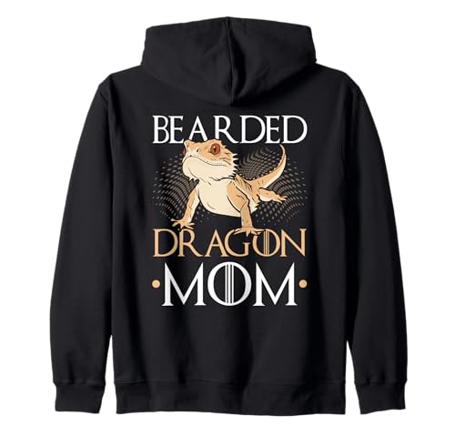 Bartdrache Mama Reptil Eidechse Bartagame Kapuzenjacke Bartdrache Mama Reptil Eidechse Bartagame Kapuzenjacke von Cute Exotic Bearded Dragon Reptile Owner Gifts