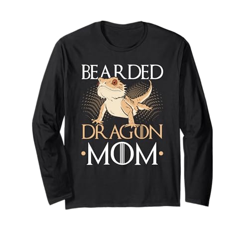 Bartdrache Mama Reptil Eidechse Bartagame Langarmshirt Bartdrache Mama Reptil Eidechse Bartagame Langarmshirt von Cute Exotic Bearded Dragon Reptile Owner Gifts