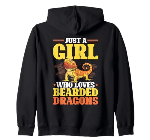 Nur EIN Mädchen, das Reptilien, Echsenbärtige Drachen liebt Kapuzenjacke Nur EIN Mädchen, das Reptilien, Echsenbärtige Drachen liebt Kapuzenjacke von Cute Exotic Bearded Dragon Reptile Owner Gifts