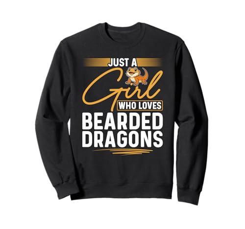 Nur EIN Mädchen, das Reptilien, Echsenbärtige Drachen liebt Sweatshirt Nur EIN Mädchen, das Reptilien, Echsenbärtige Drachen liebt Sweatshirt von Cute Exotic Bearded Dragon Reptile Owner Gifts